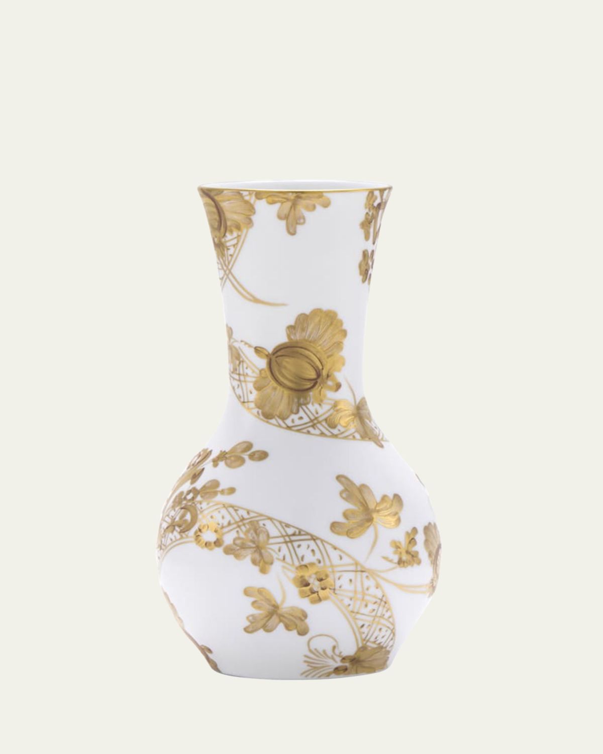GINORI 1735 Oriente Italiano Aurum Tulipano Vase, 8"