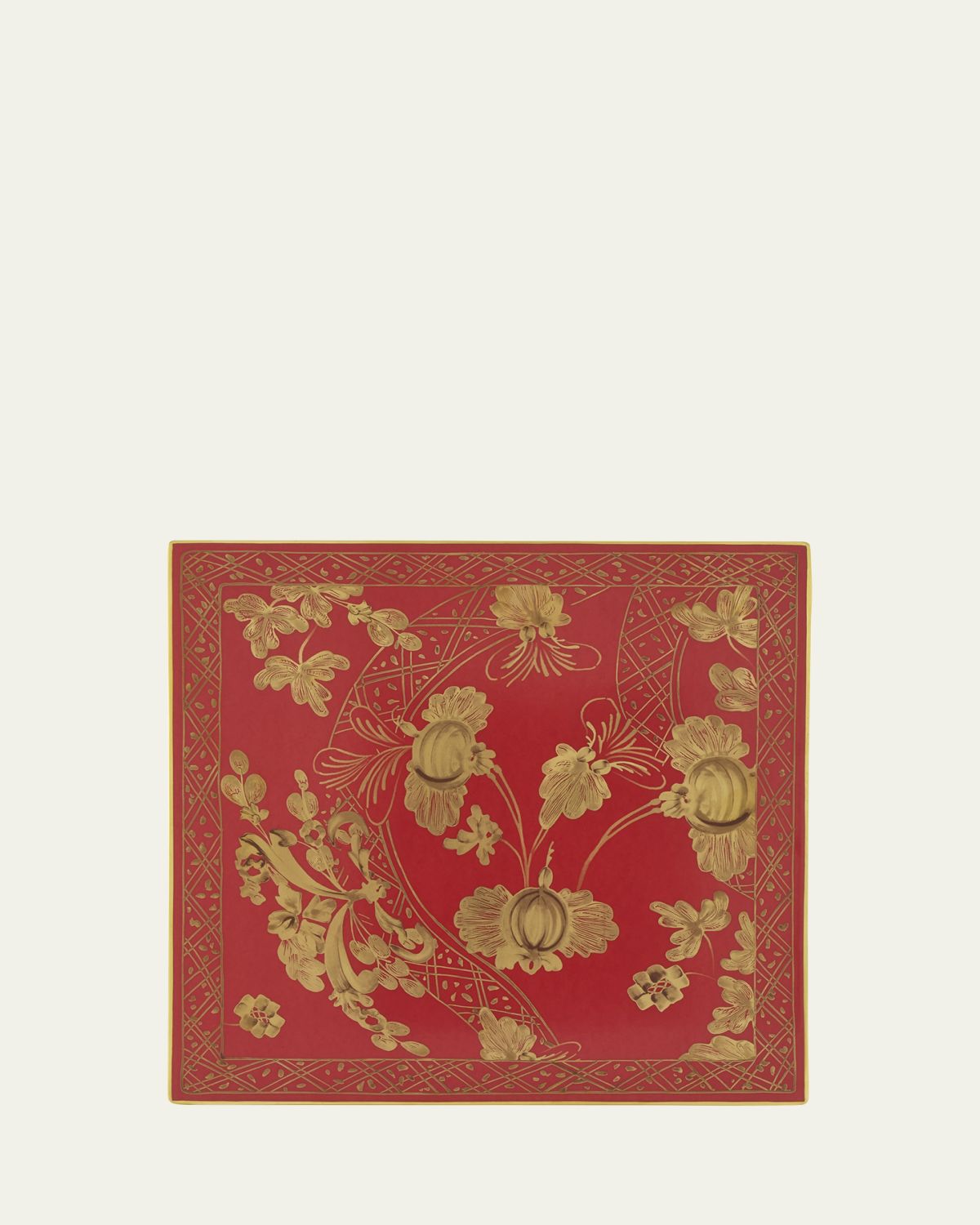 GINORI 1735 Oriente Italiano Rubrum Porcelain Placemats, Set of 2