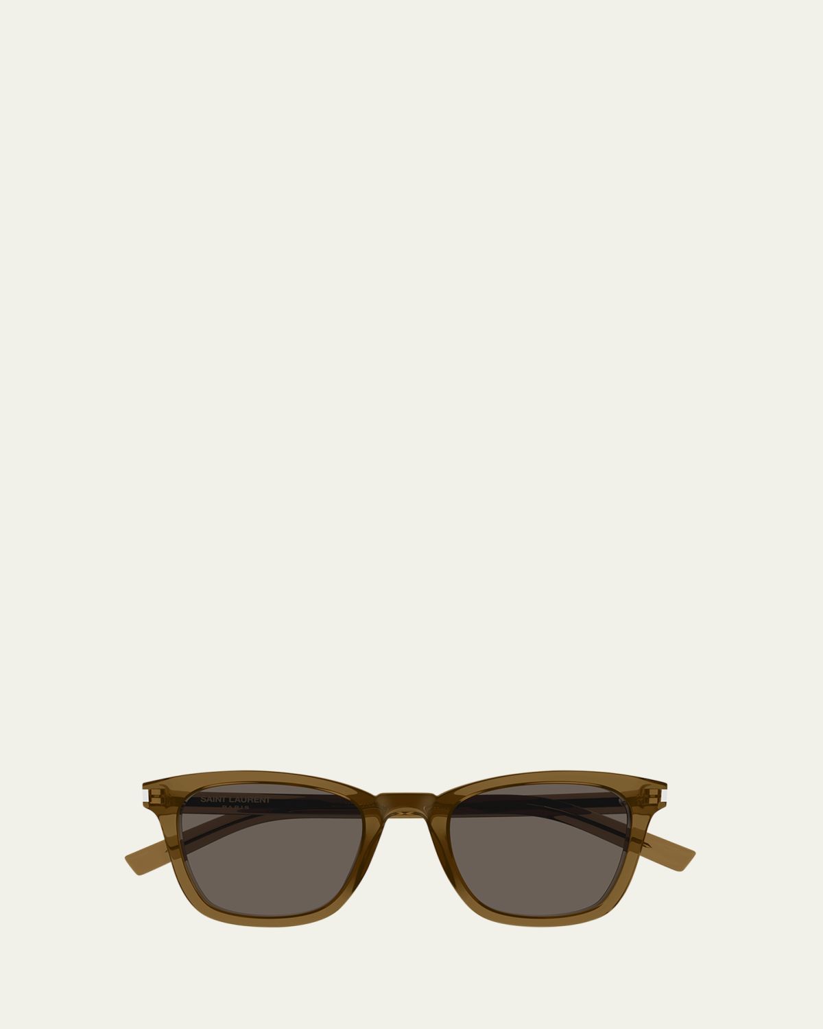 Saint Laurent Slim Square Acetate Sunglasses | Thumbnail 3