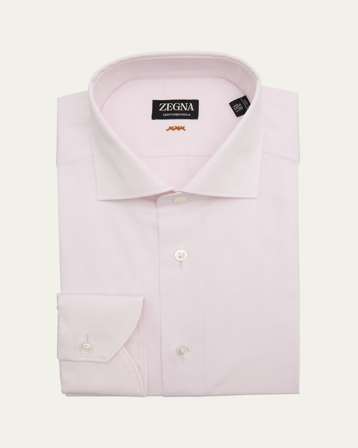 ZEGNA Men's XXX Micro-Stripe Couture Dress Shirt
