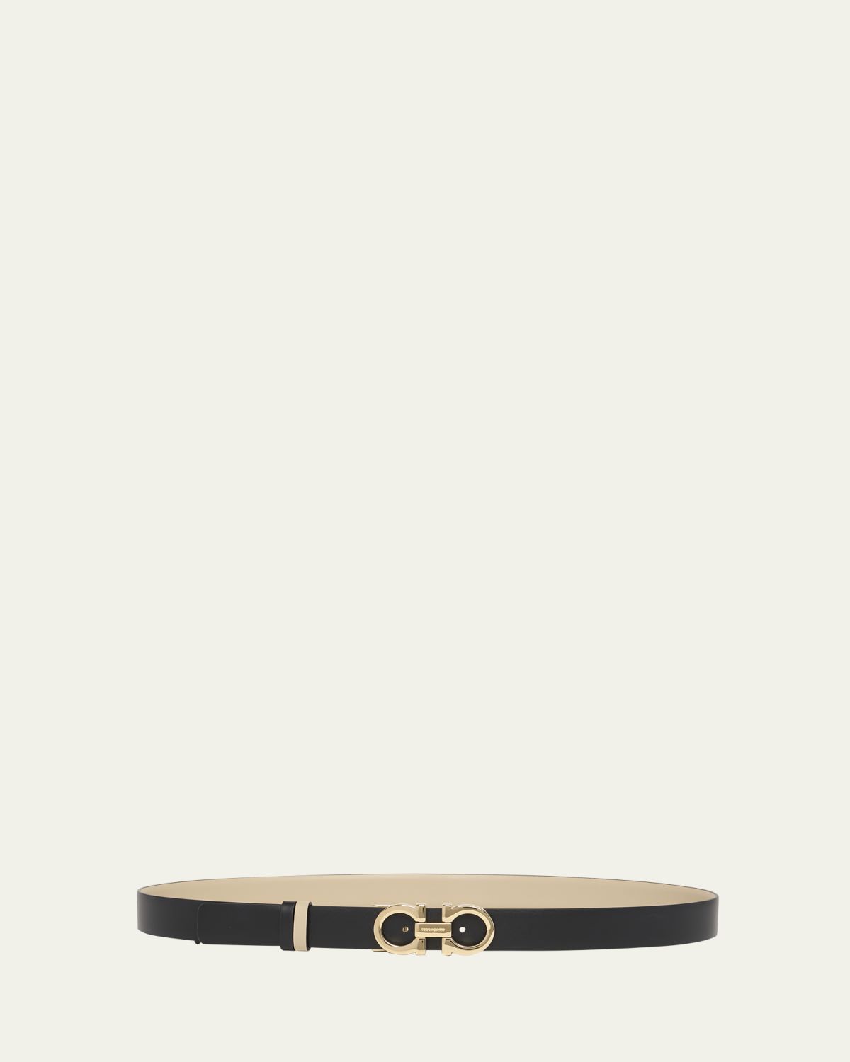 Ferragamo Mediterranean Gancini Leather Skinny Belt | Thumbnail 5 Ferragamo Mediterranean Gancini Leather Skinny Belt | Thumbnail 5