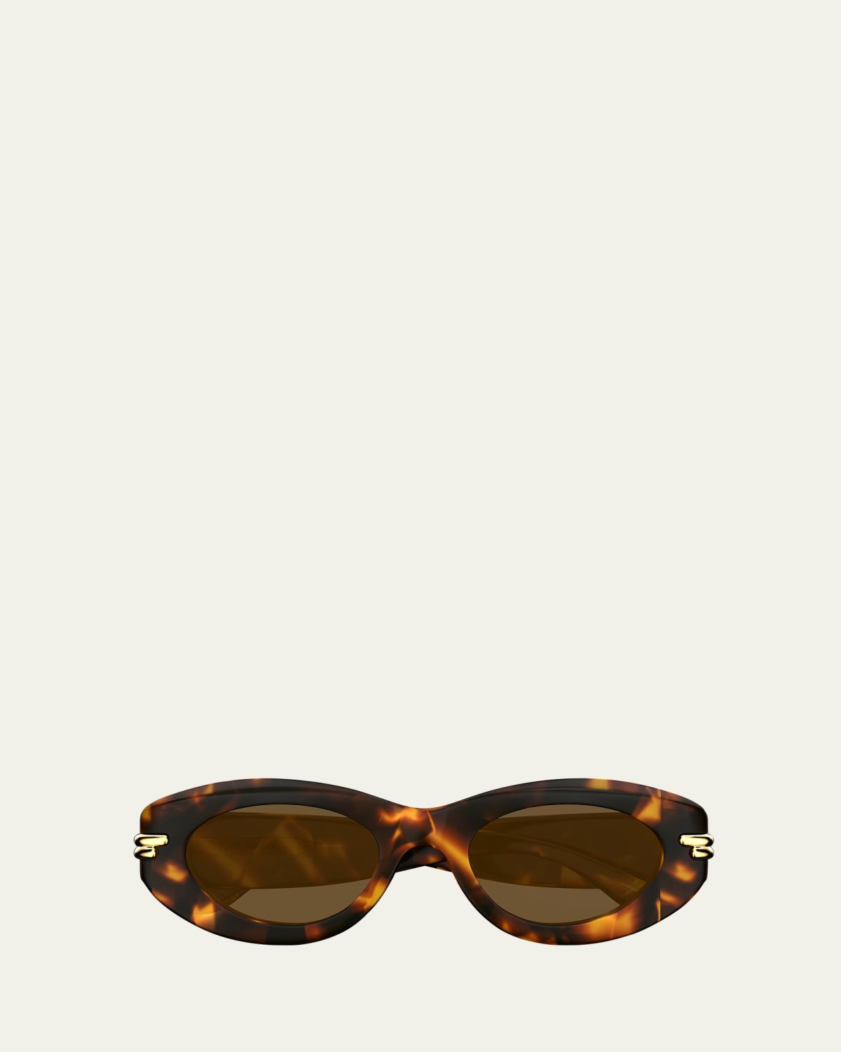 Bottega Veneta Round Acetate Sunglasses