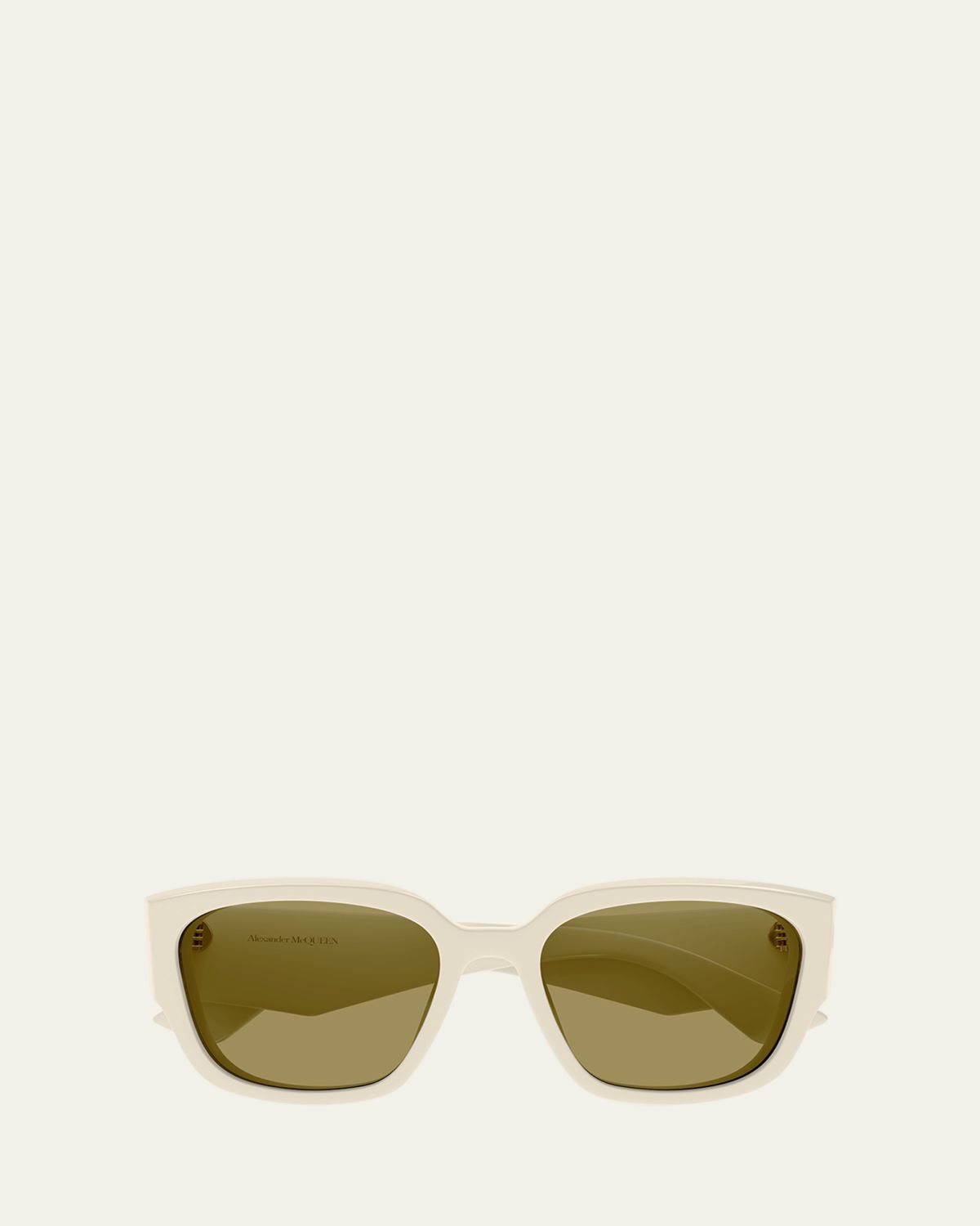 McQueen Rectangle Acetate Sunglasses