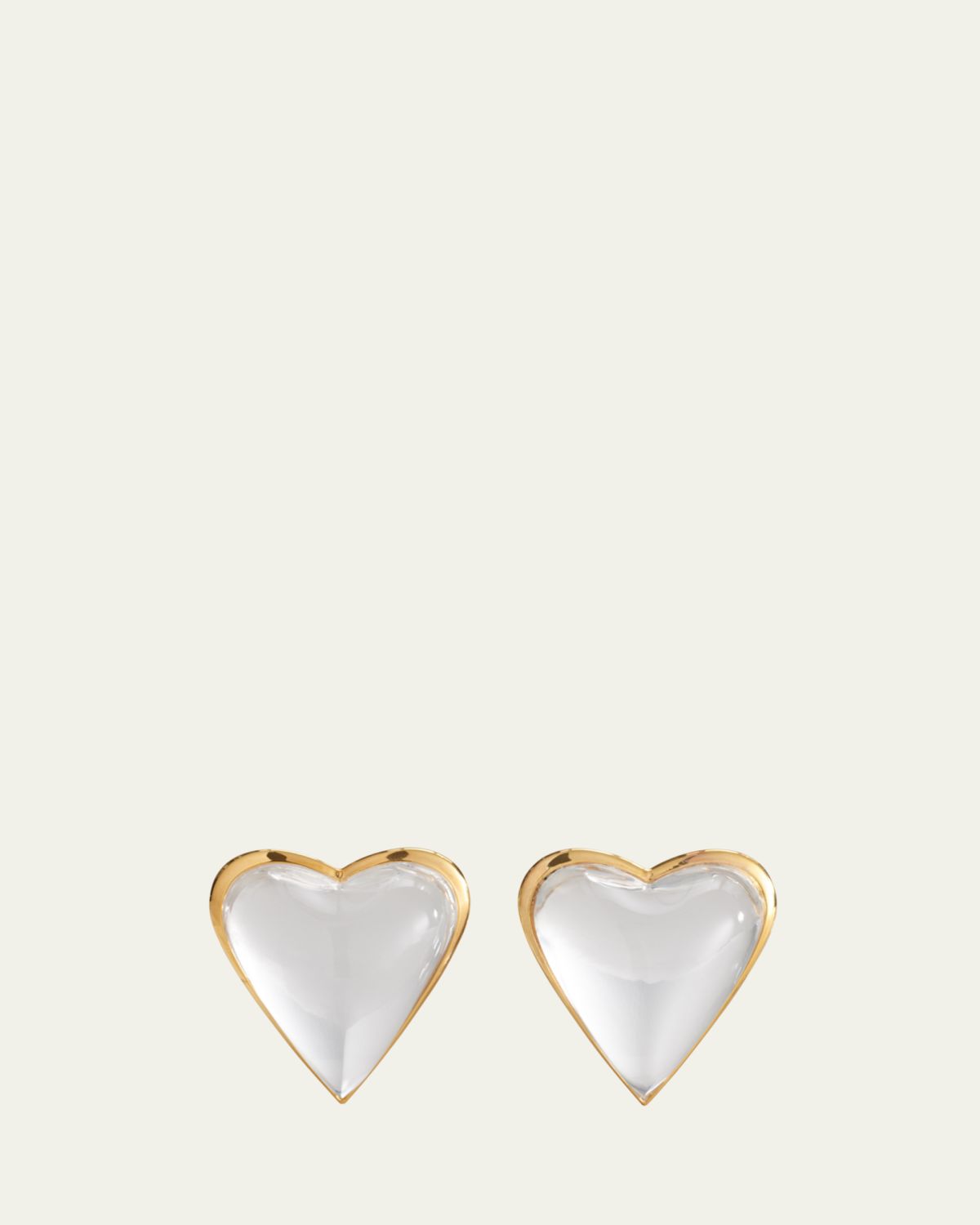 ALAIA Heart Bombe Earrings