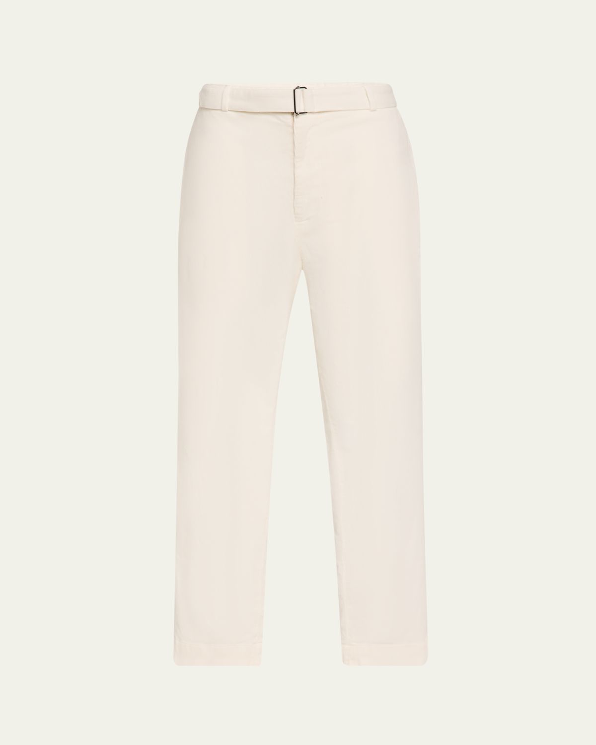 Officine Generale Men's Owen Corduroy Self-Belt Pants