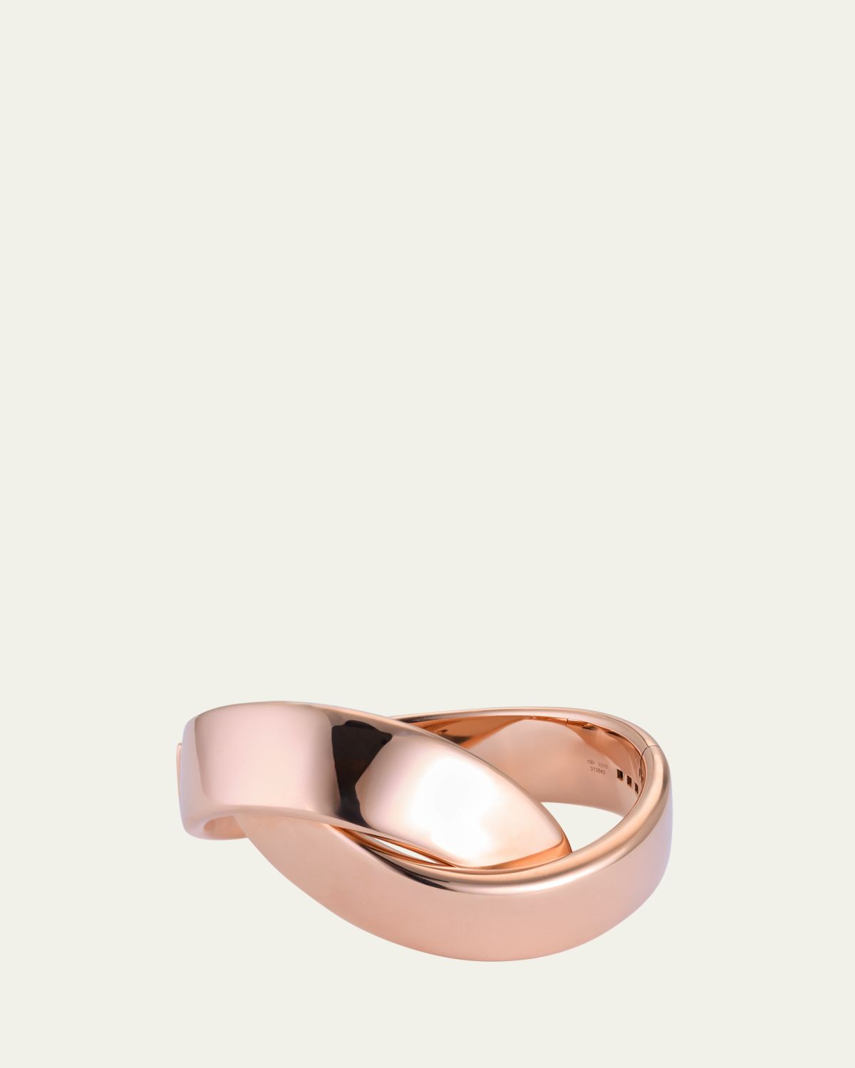 Vhernier Abbraccio 18K Rose Gold Bangle, 15cm