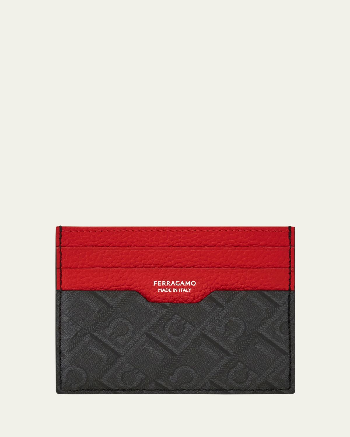 Ferragamo Men's Monogram Card Case