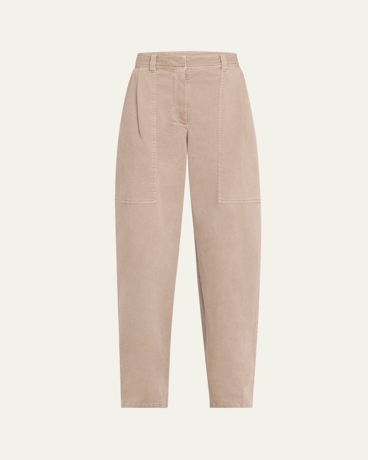 Brunello Cucinelli Loose Garment-Dyed Utility Pants