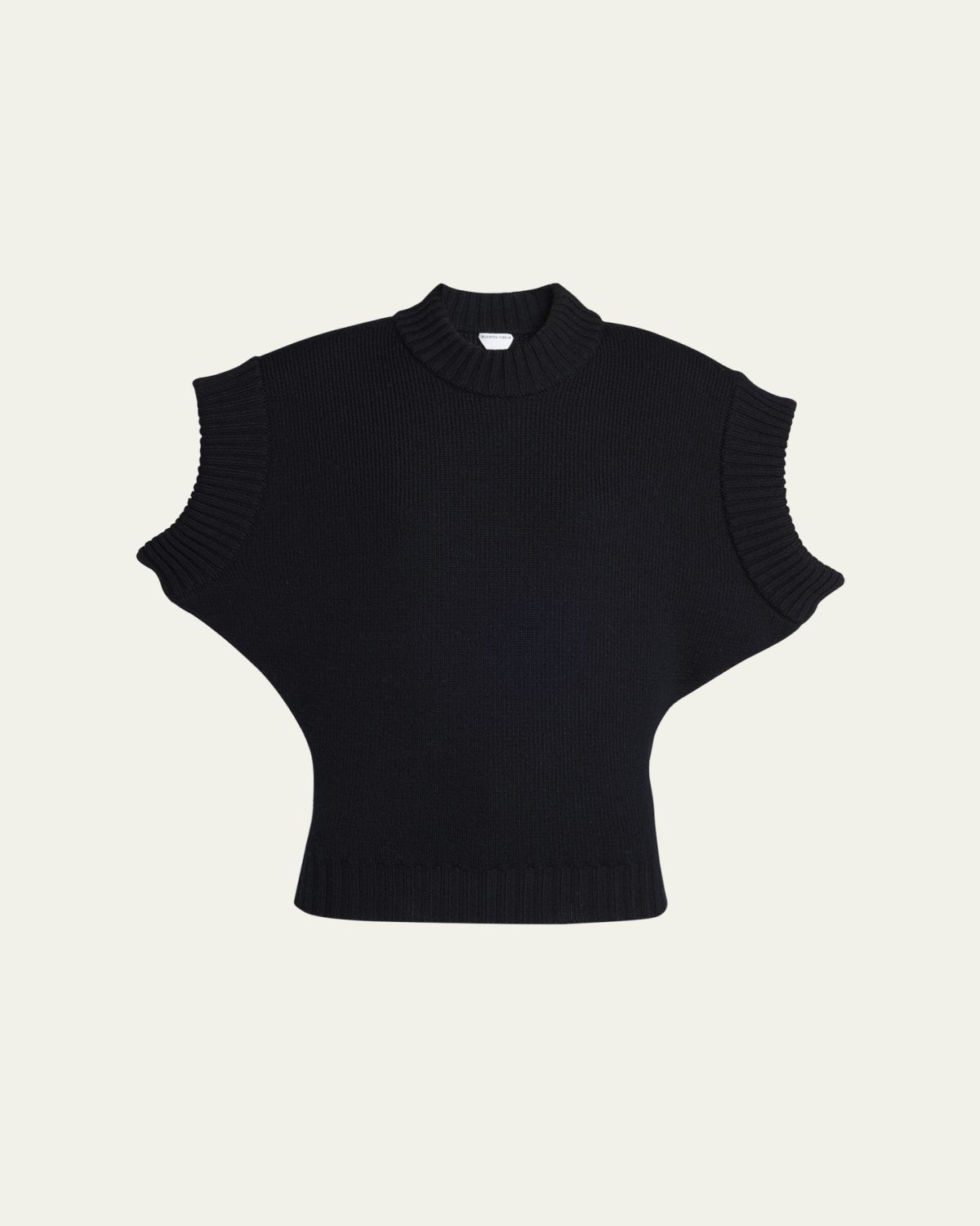 Bottega Veneta Short Sleeve Wool Sweater