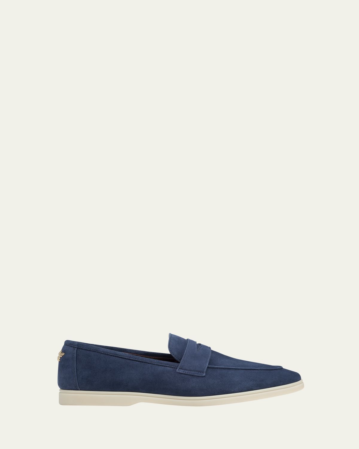 Bougeotte Sporty Suede Penny Loafers