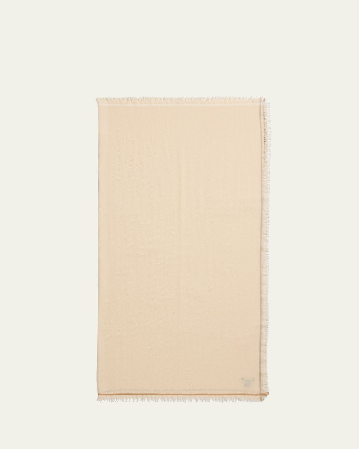 Loro Piana Cashmere Striped Trim Scarf | Thumbnail 5 Loro Piana Cashmere Striped Trim Scarf | Thumbnail 5
