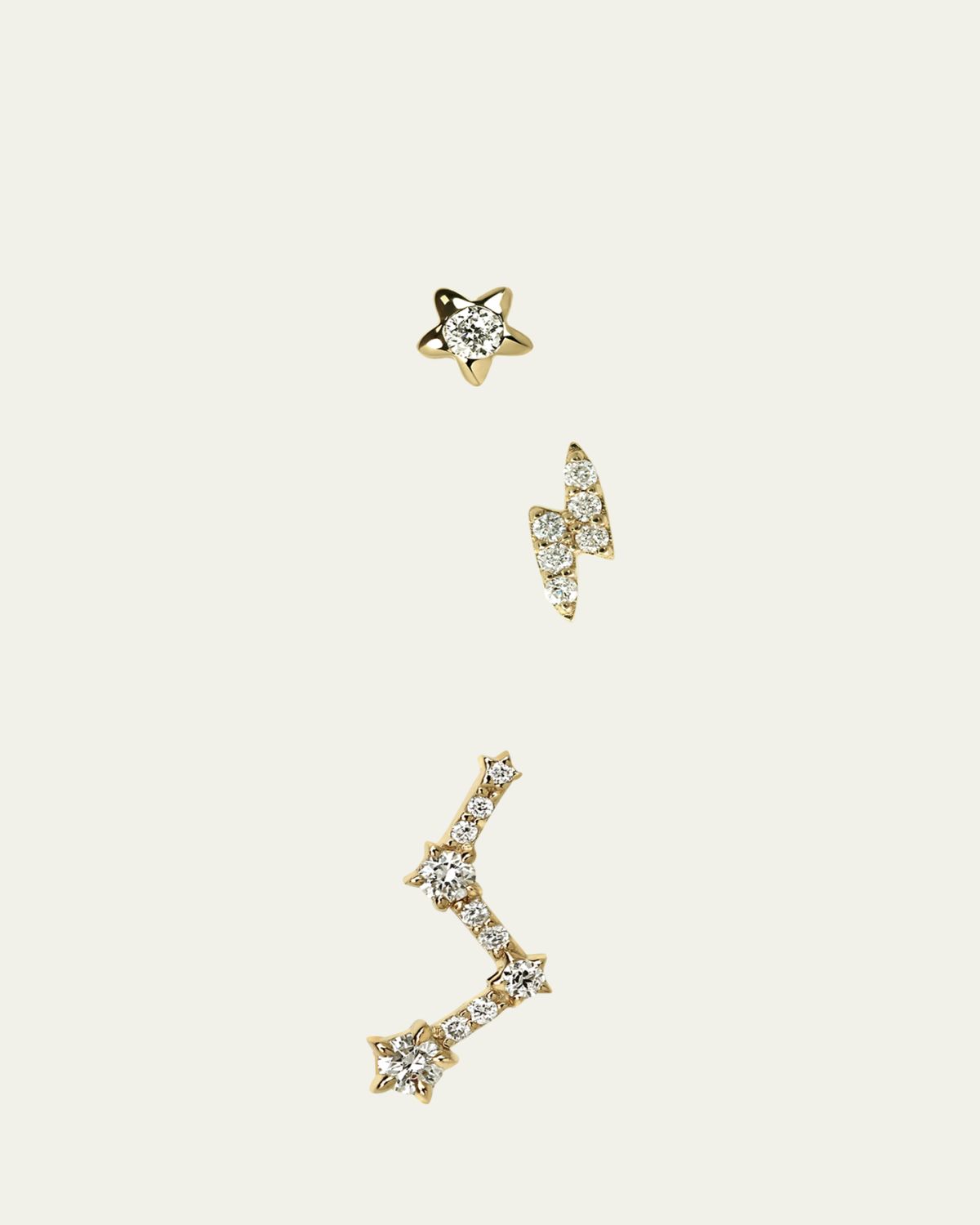 Lark & Berry The Rockstar Earrings, Set of 3, Left