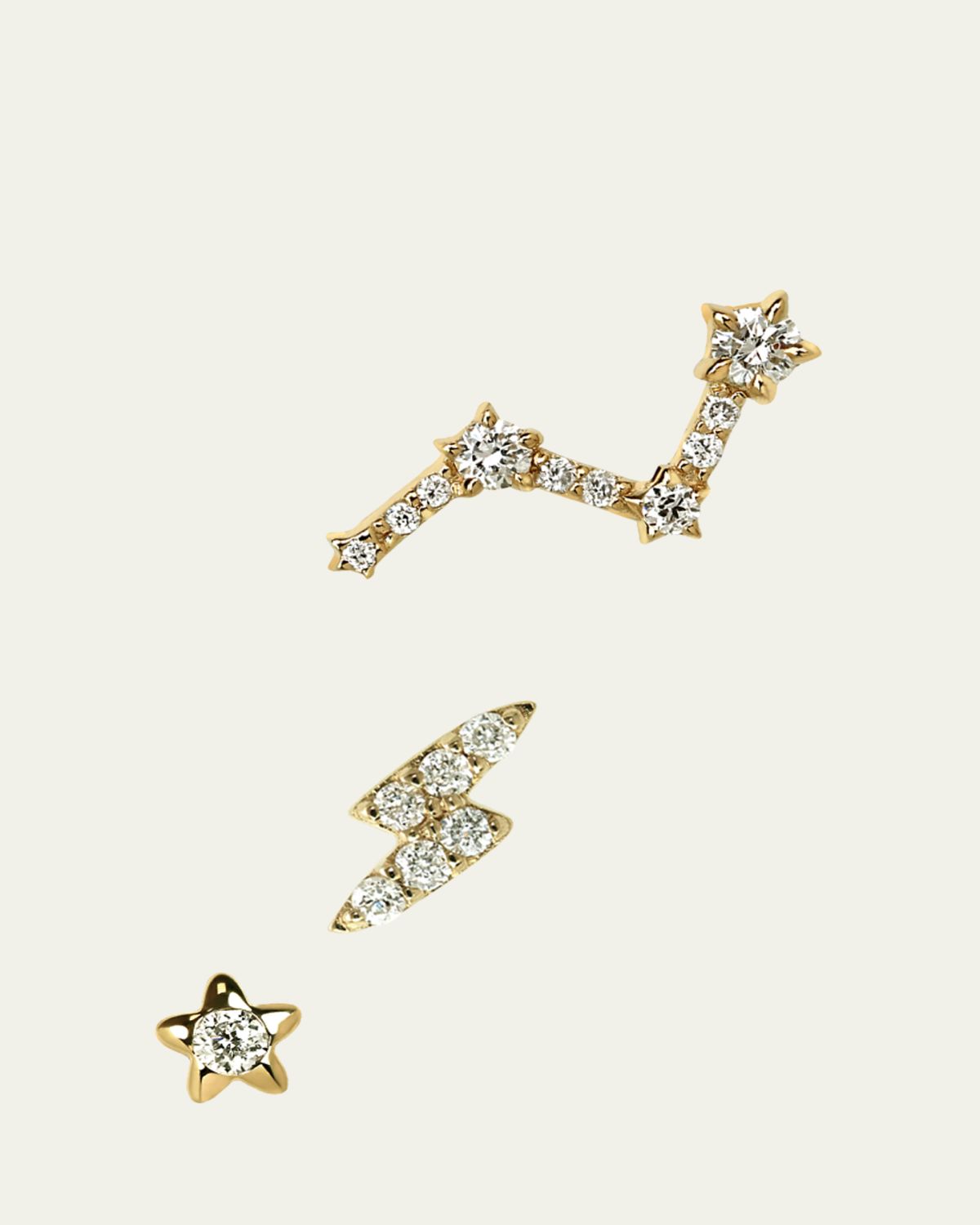 Lark & Berry The Rockstar Earrings, Set of 3, Right