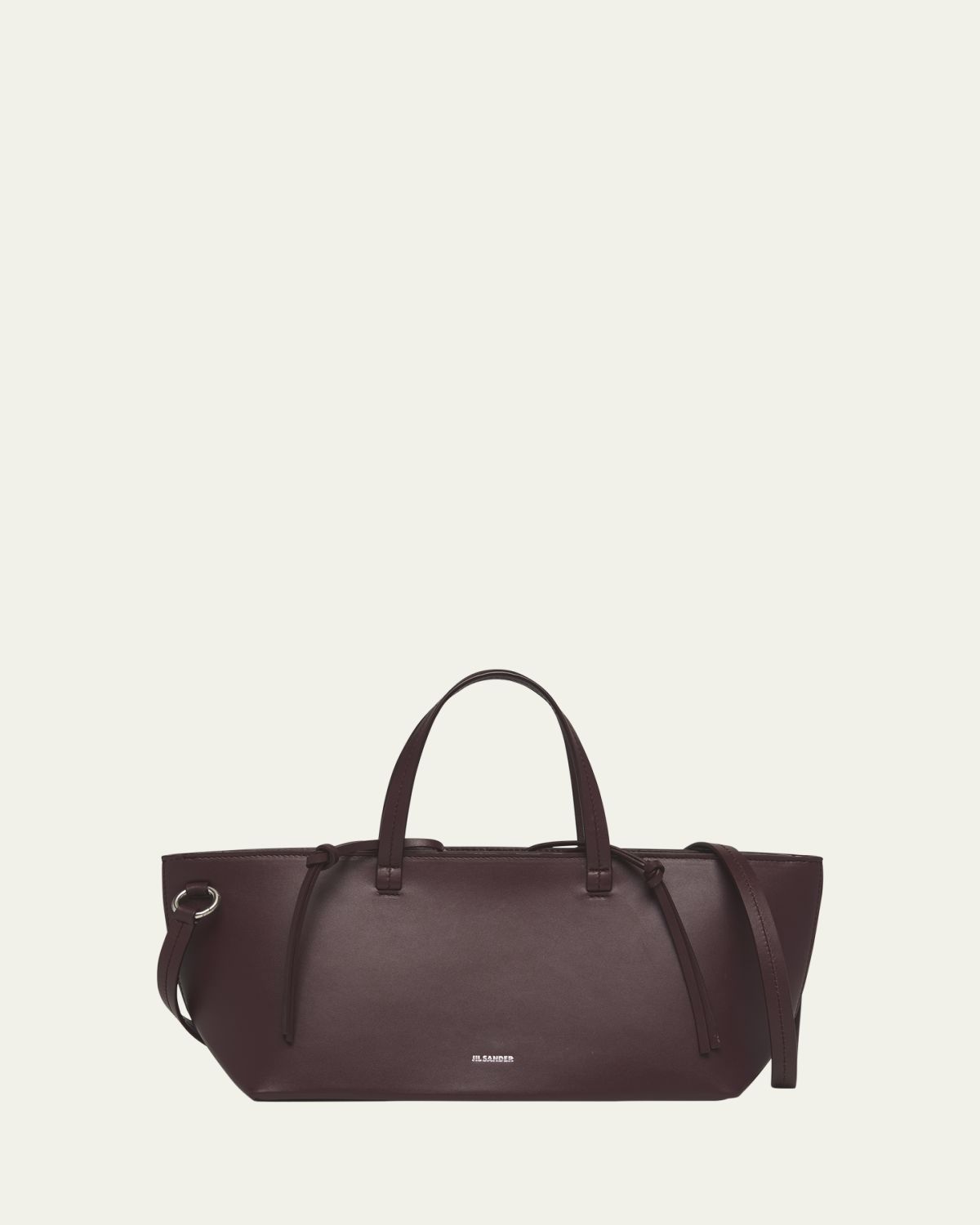 Jil Sander Bateau Small Calfskin Tote Bag