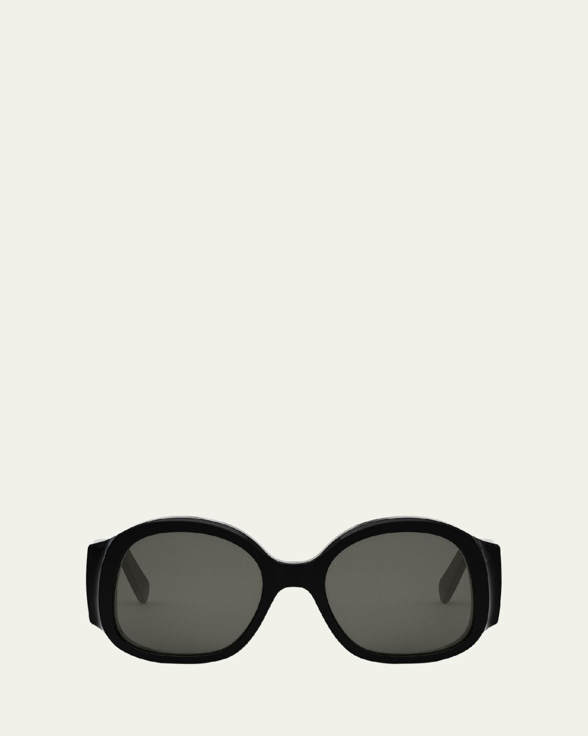 Celine Max Triomphe Round Acetate Sunglasses