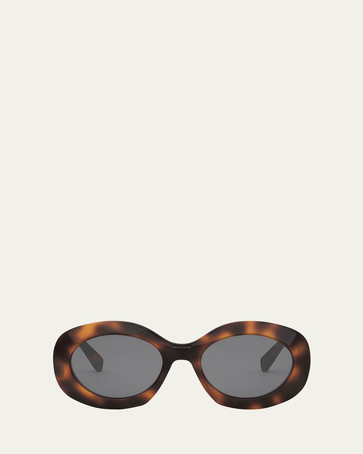 Celine Triomphe Round Acetate Sunglasses