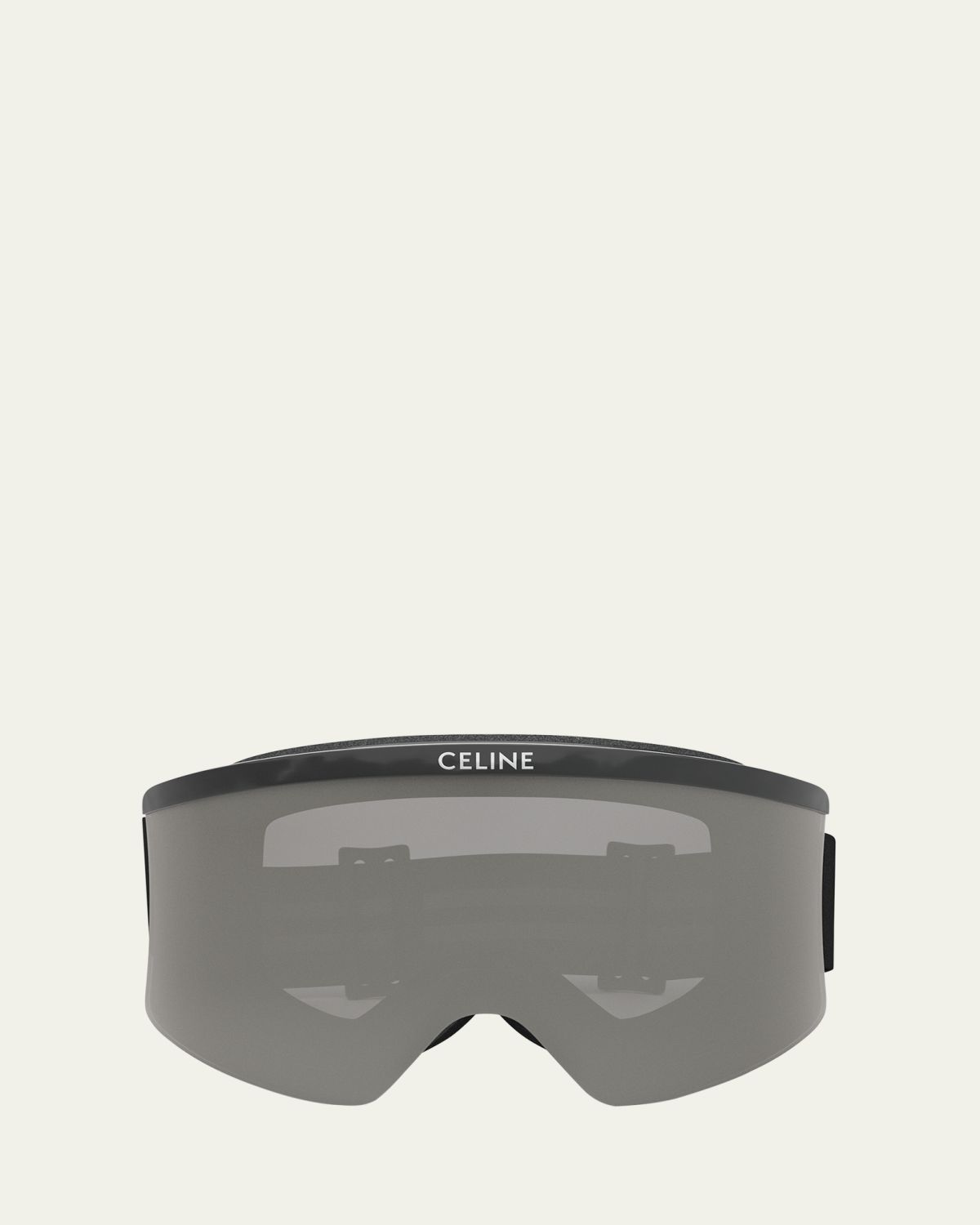 Celine Monochrome Logo-Print Ski Goggles
