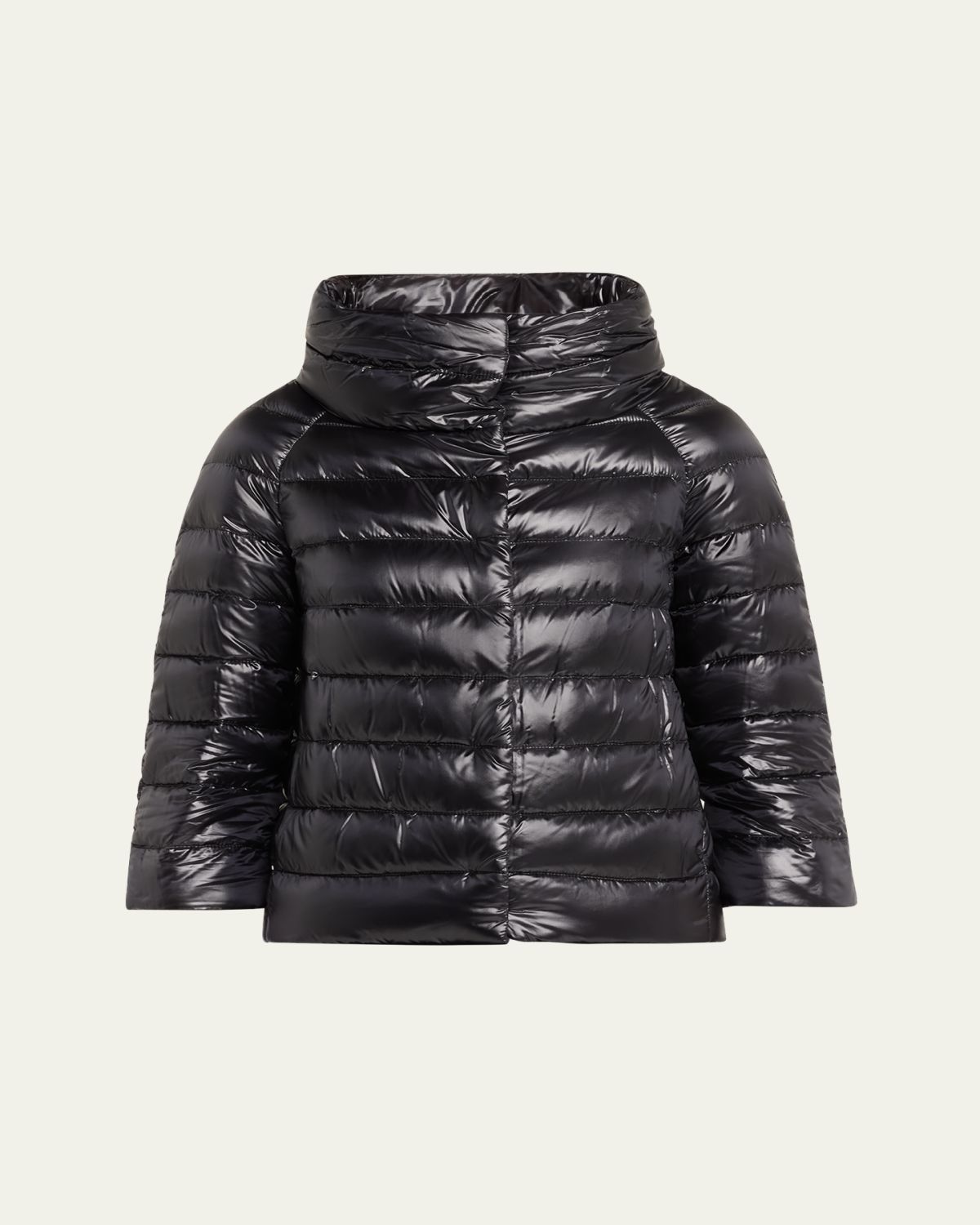 Herno Iconico Piumino Sofia Water-Resistant Nylon Ultralight Puffer Jacket