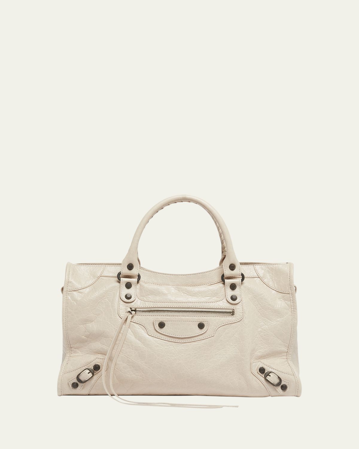 Balenciaga Le City Medium Leather Top-Handle Bag | Thumbnail 6