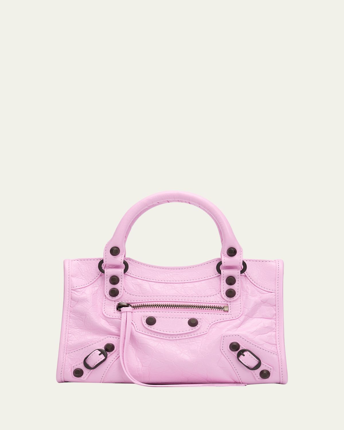 Balenciaga Le City Mini Leather Top-Handle Bag | Thumbnail 10