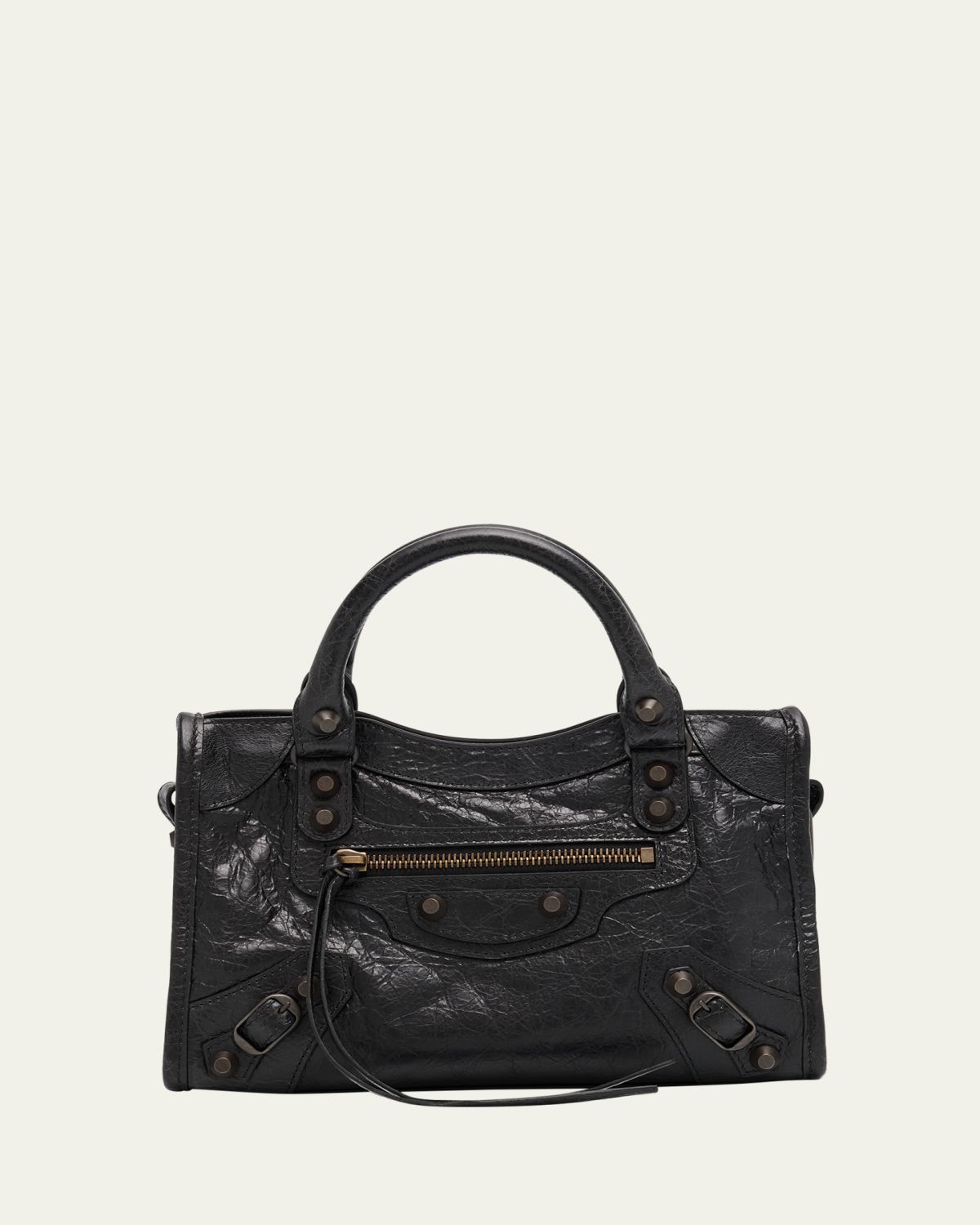 Balenciaga Le City Mini Leather Top-Handle Bag