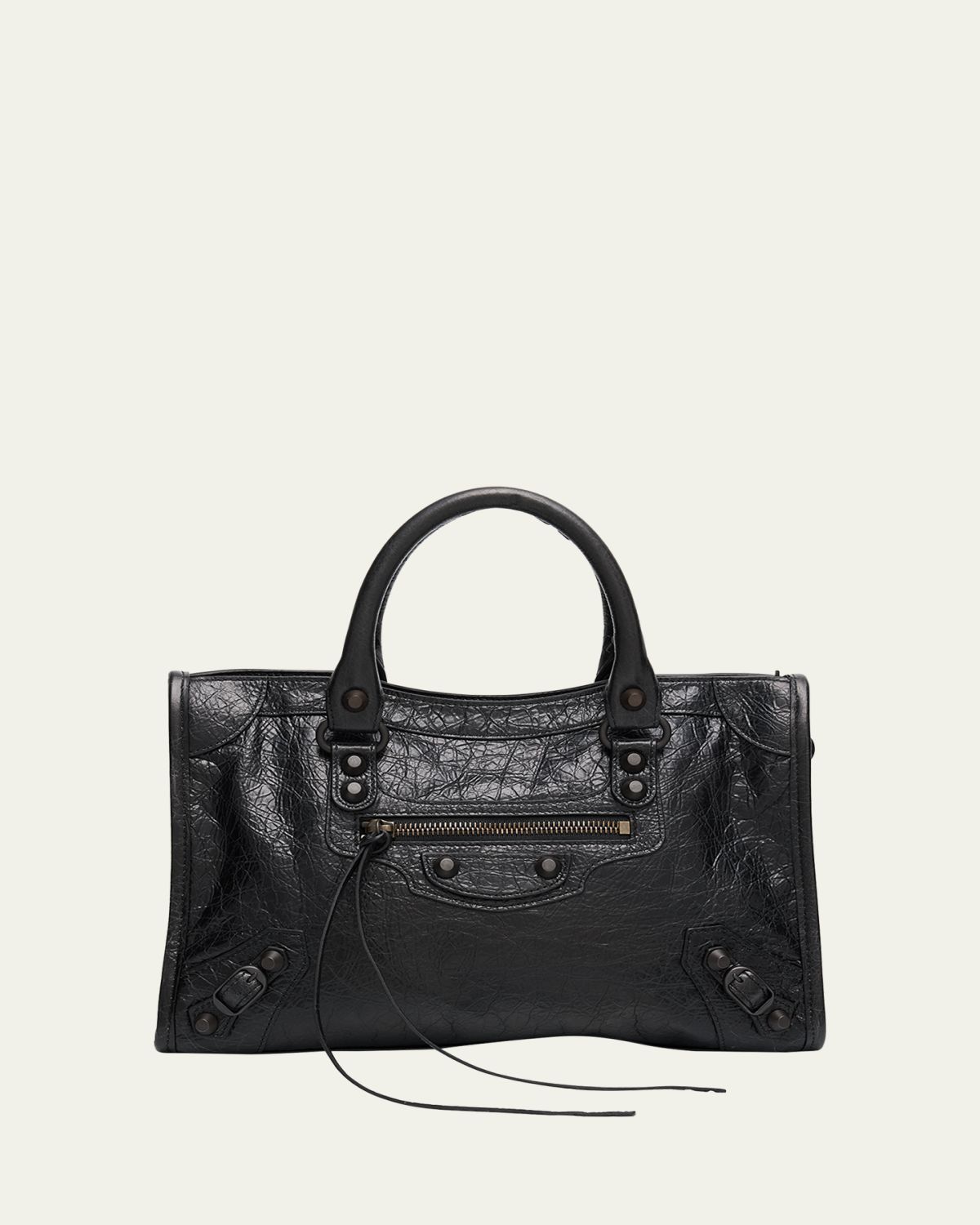 Balenciaga Le City Small Leather Top-Handle Bag - Women's Bags