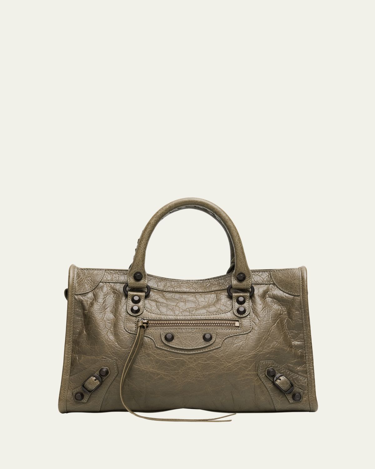 Balenciaga Le City Small Leather Top-Handle Bag