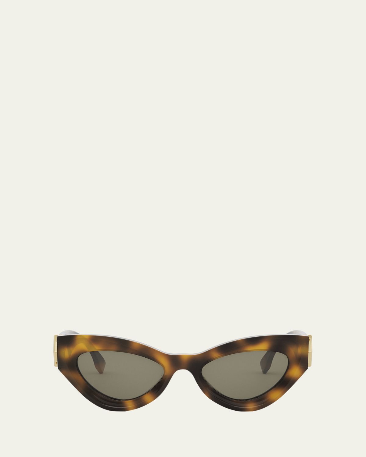 Fendi FF Diamond Logo Acetate Cat-Eye Sunglasses