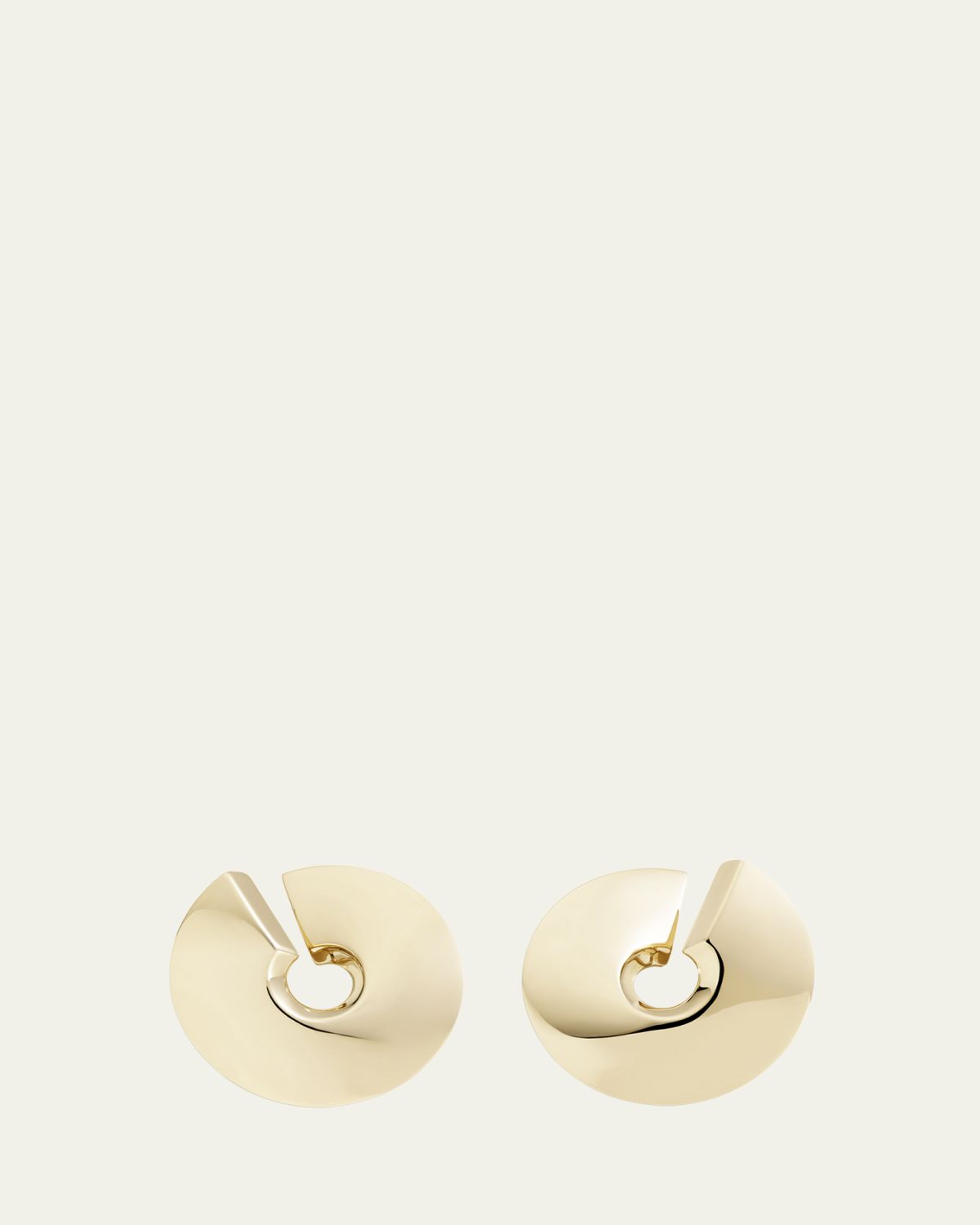 Vhernier Verso 18K Rose Gold Midi Earclips