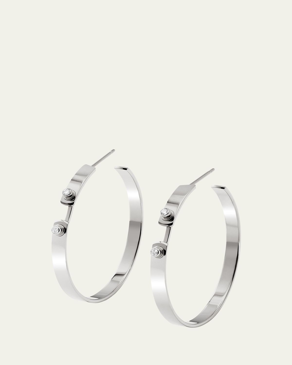 Nouvel Heritage 18K Monday Morning Mood Hoop Earrings