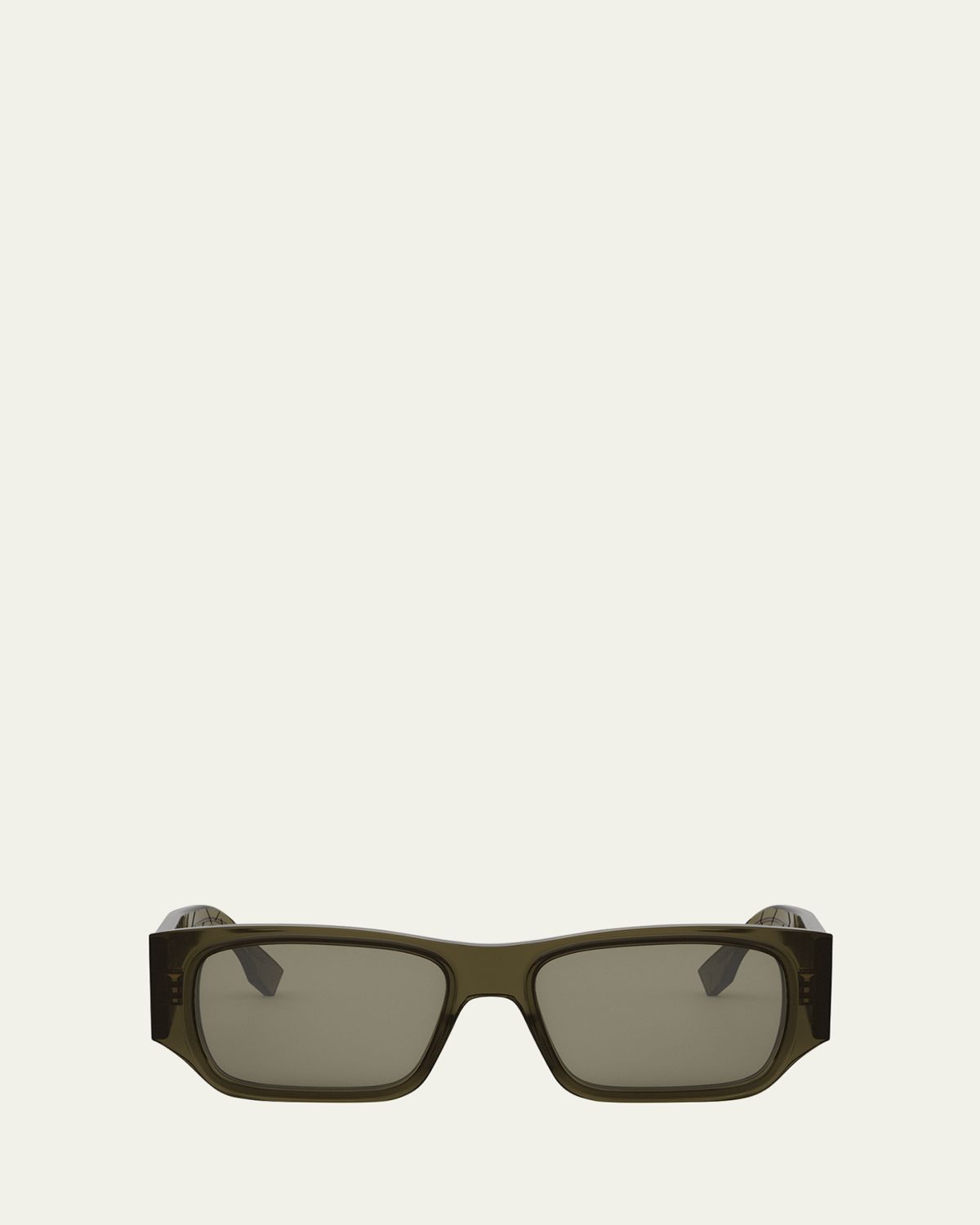 Fendi Men's FF Squared Rectangle Sunglasses