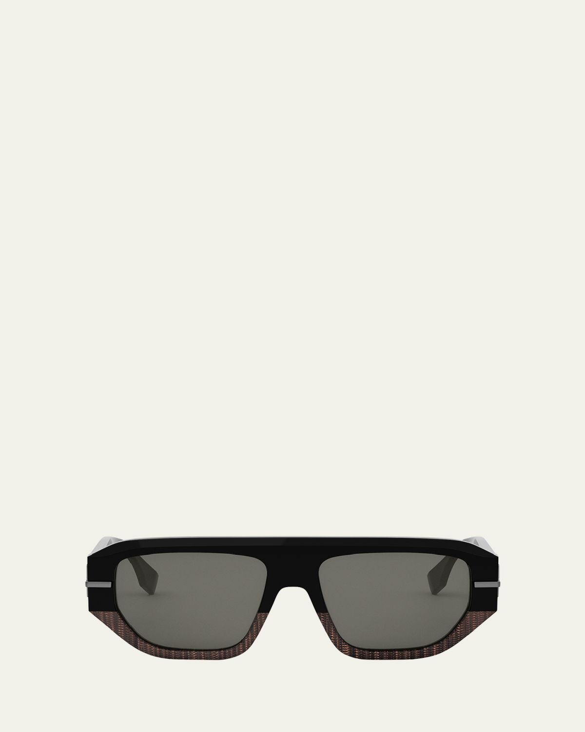 Fendi Men's graphy Square Sunglasses