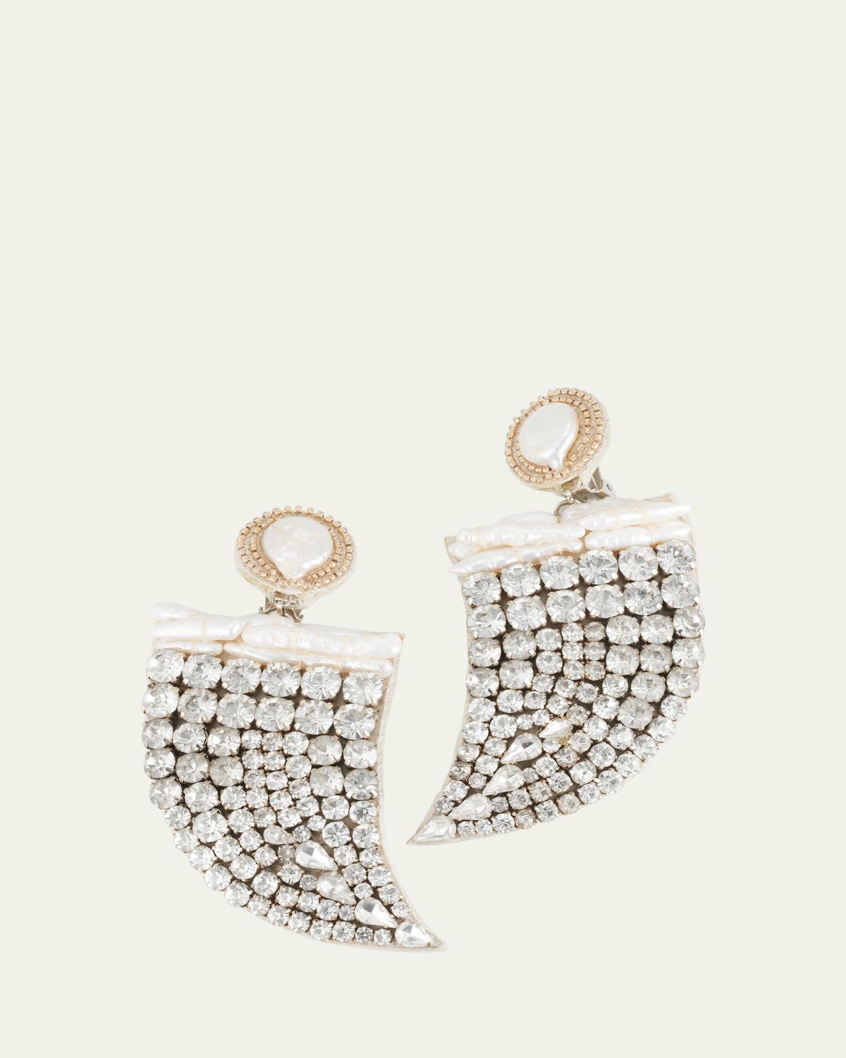 Ranjana Khan Eves Earrings with Pearls
