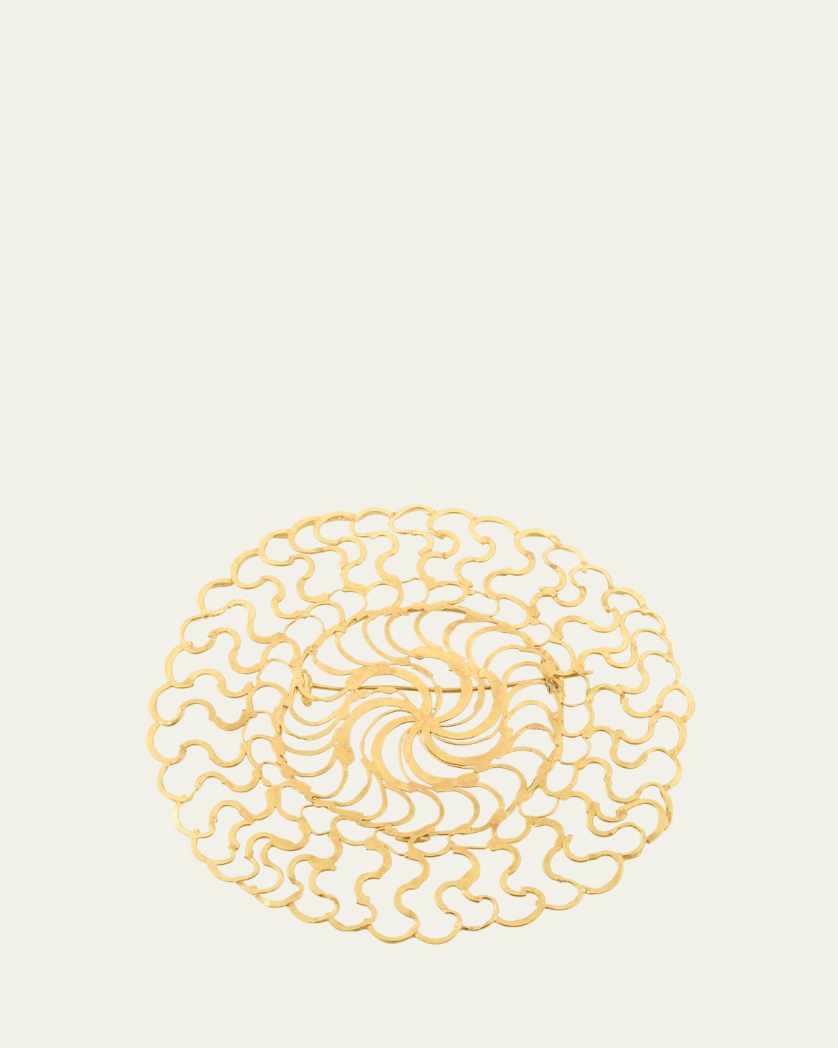 JUDY GEIB 18K Yellow Gold Giant Aureole Pin