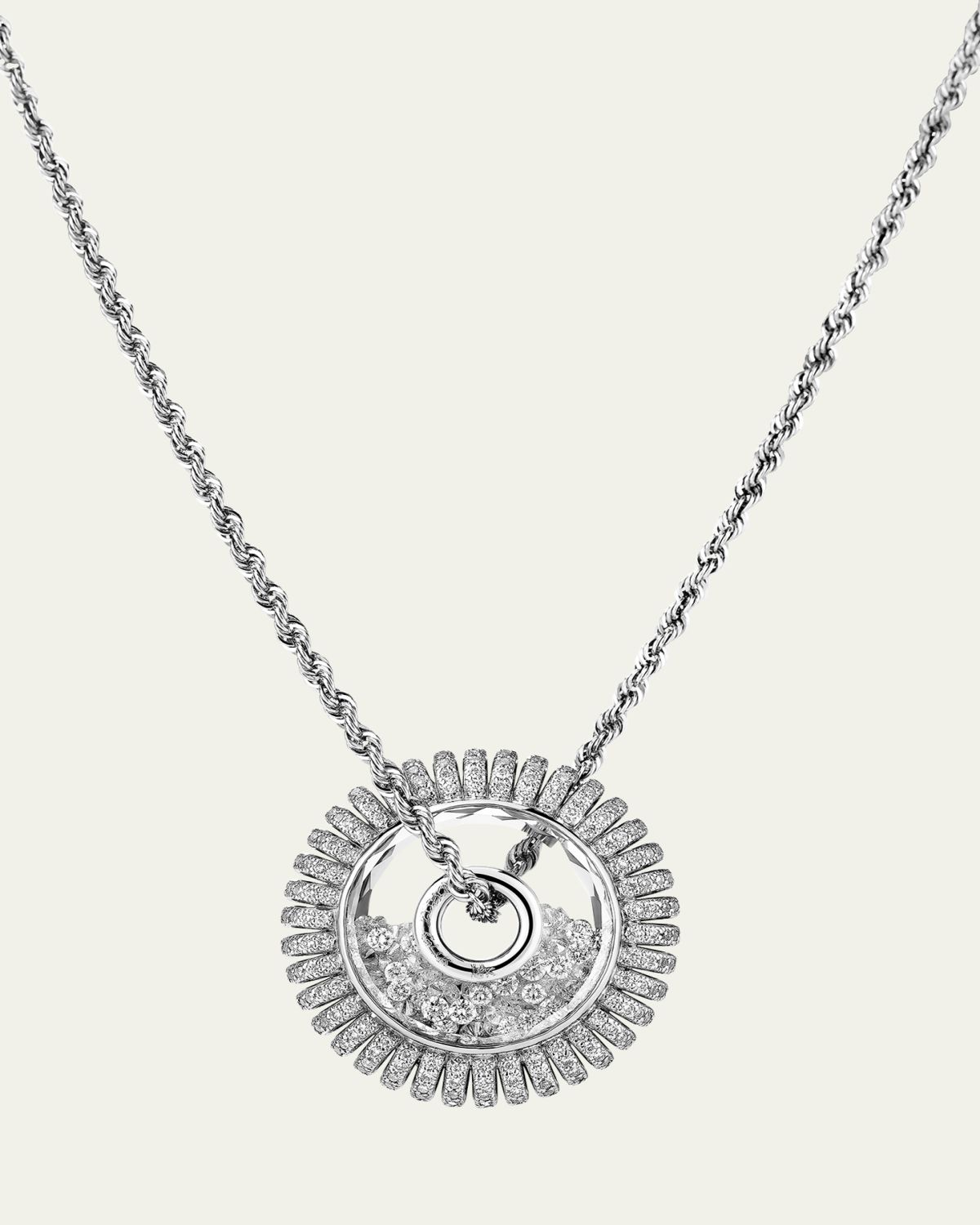 Moritz Glik Mola Gala Necklace in 18K Gold with Diamonds