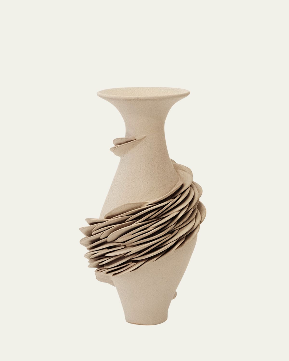 LORENE CAVAGNA CERAMIQUE Phi Stoneware Vase, 15"