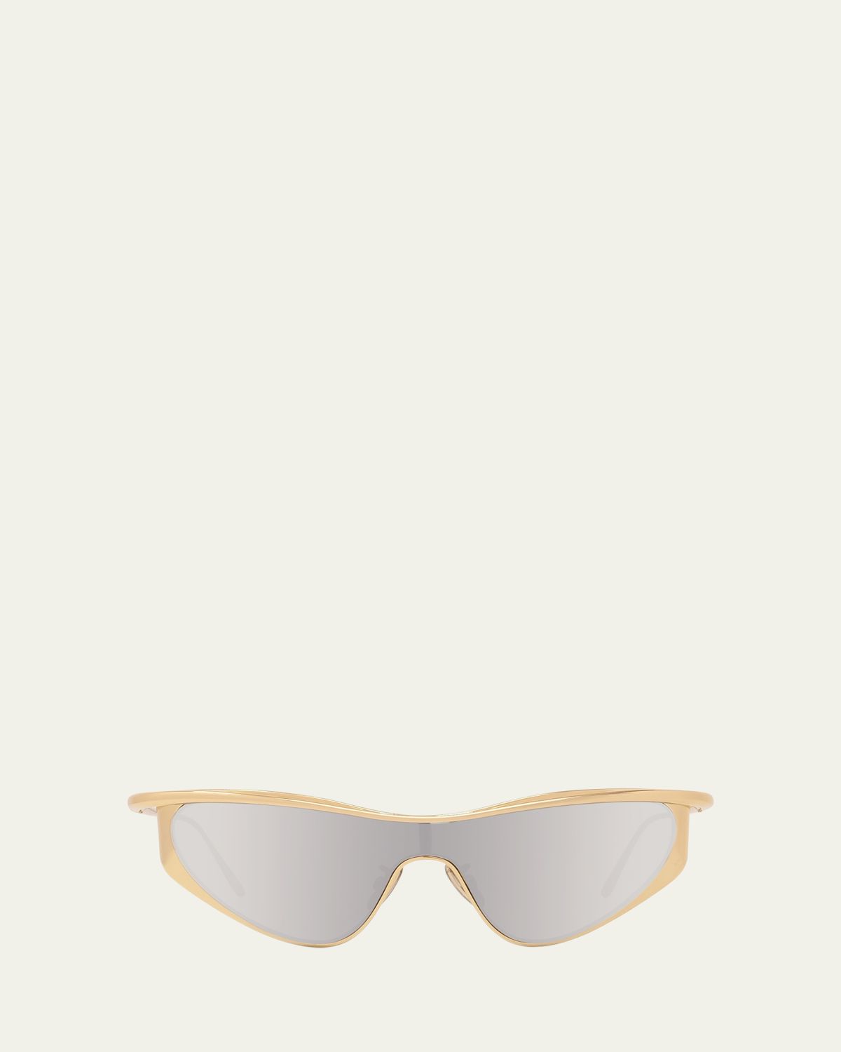 Loewe Signature Metal & Nylon Shield Sunglasses