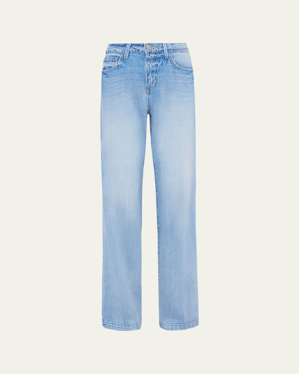 L 'Agence Clayton High-Rise Wide-Leg Jeans