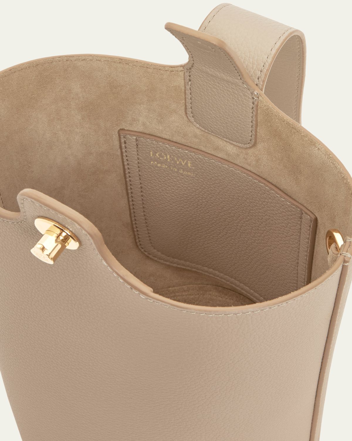 LOEWE Mini Pebble Leather Bucket Bag | Thumbnail 8