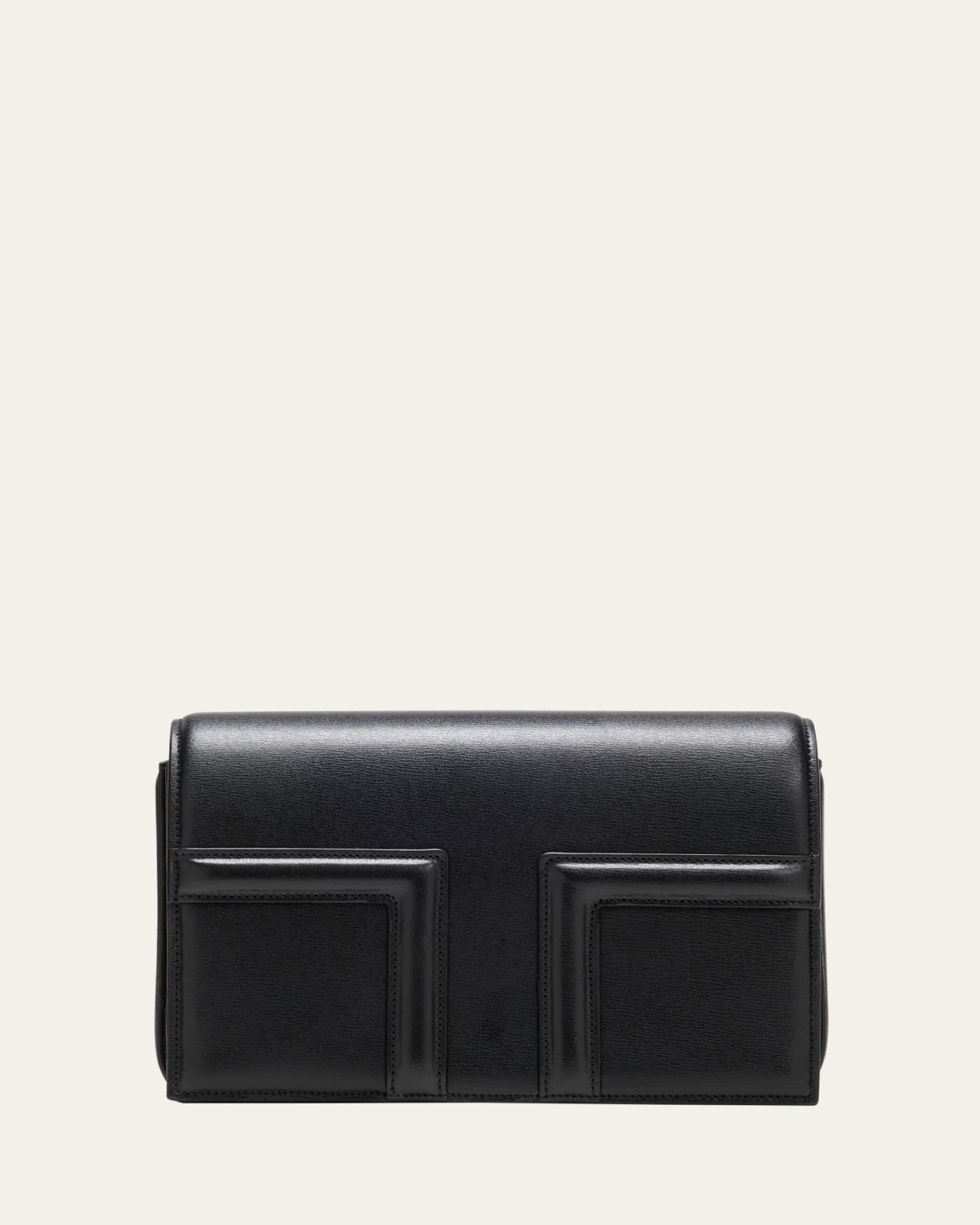 Toteme Mini T-Flap Leather Clutch Bag