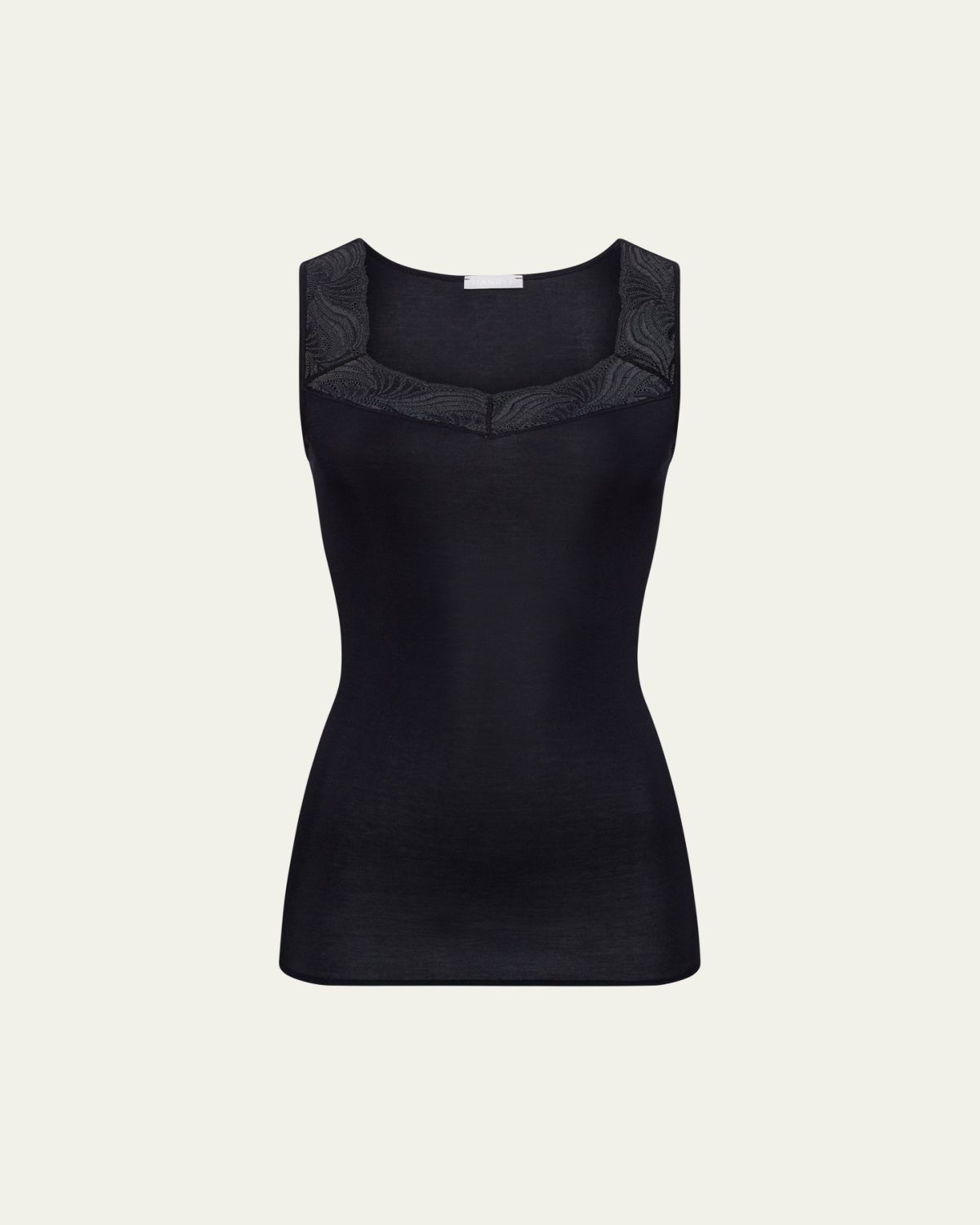 Hanro Cotton Delight Lace-Trim Tank Top | Thumbnail 8