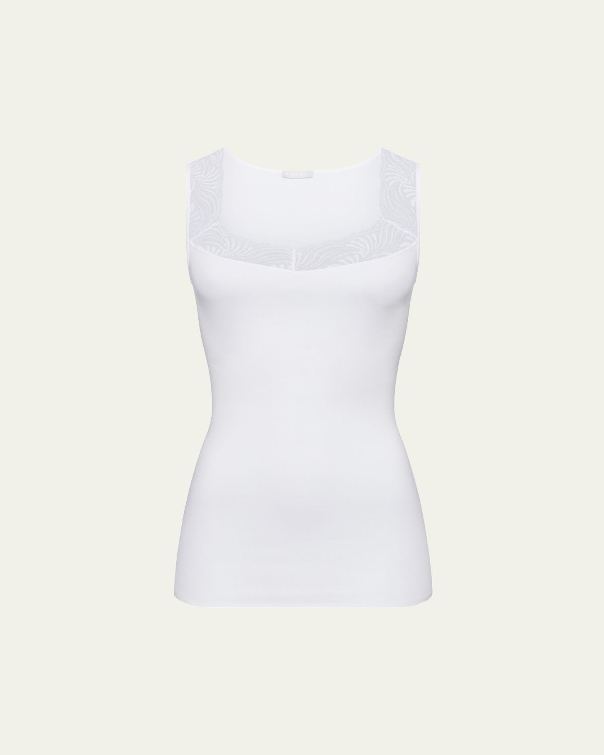 Hanro Cotton Delight Lace-Trim Tank Top | Thumbnail 6 Hanro Cotton Delight Lace-Trim Tank Top | Thumbnail 6