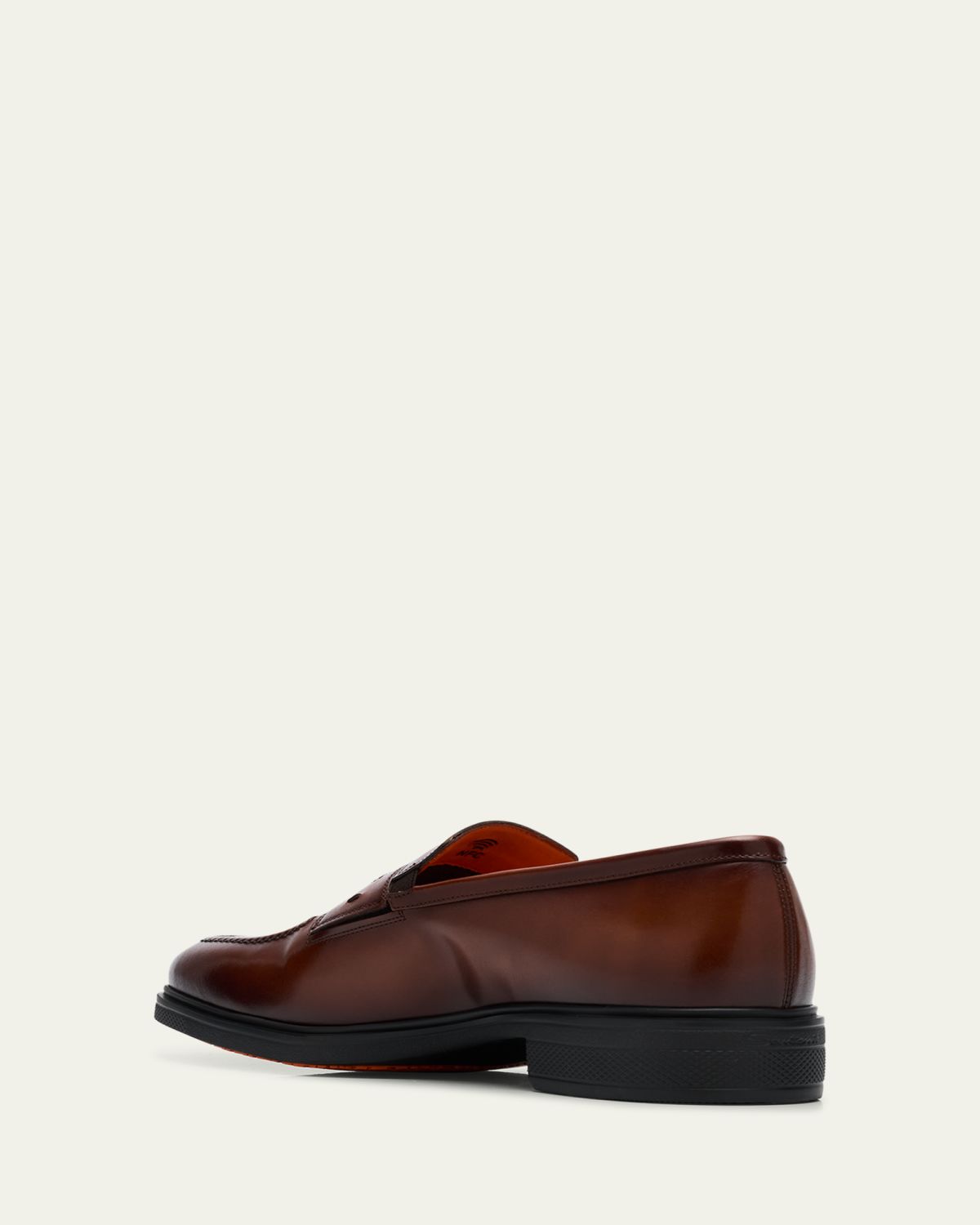 Santoni Men's Easy Leather Penny Loafers | Thumbnail 6