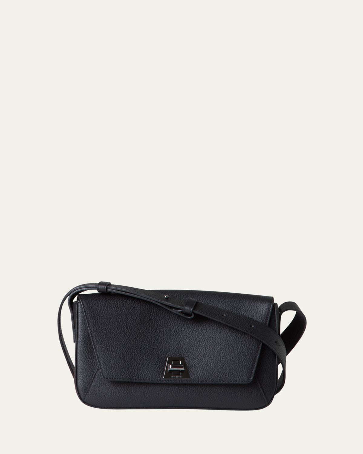 Akris Anouk Lite Flap Leather Crossbody Bag