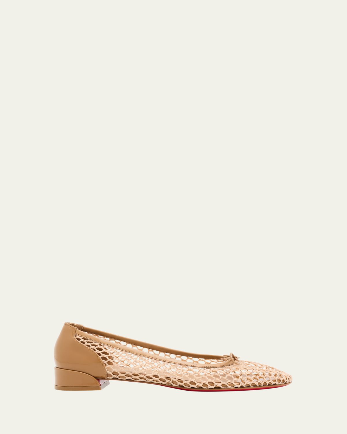 Christian Louboutin Sweet Jane Net Red Sole Ballerina Flats