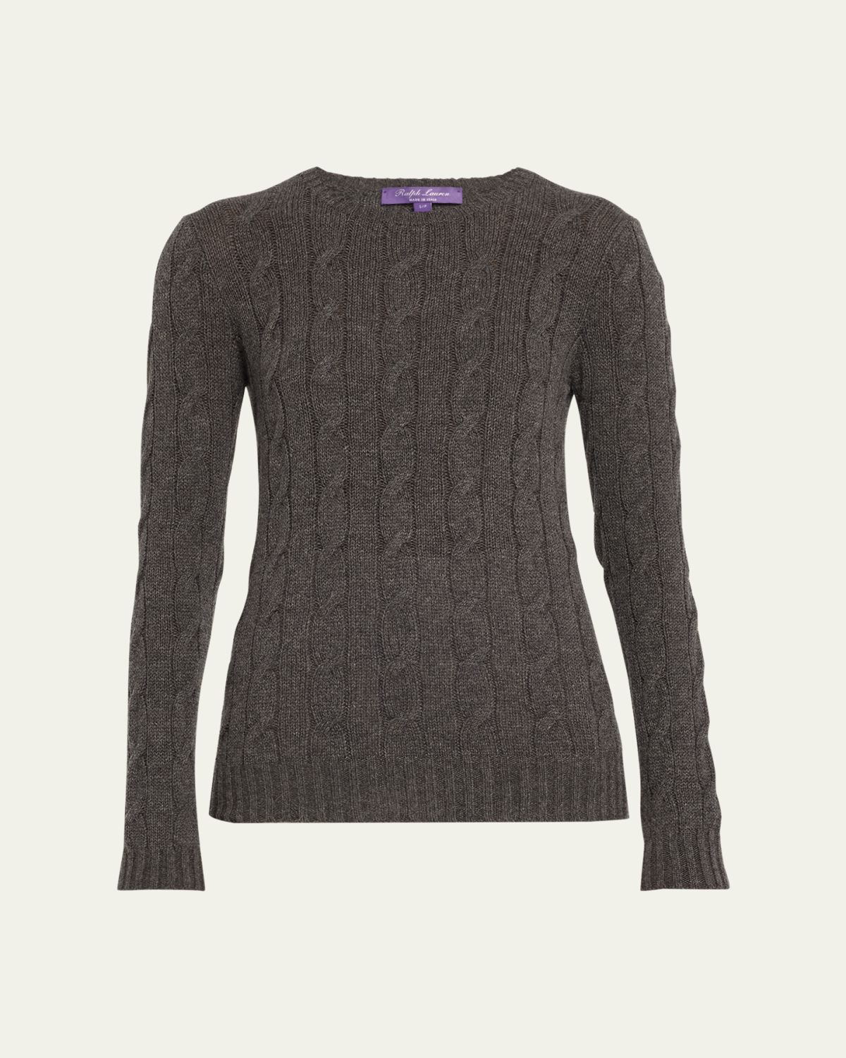 Ralph Lauren Collection Classic Cable Cashmere Sweater - Women's Clothing