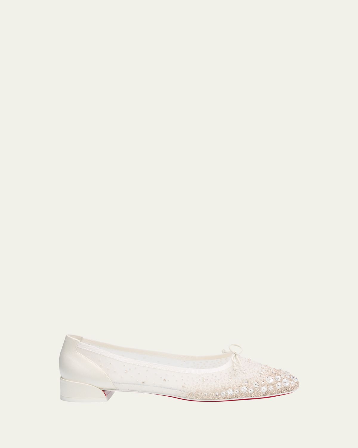 Christian Louboutin Sweetie Jane Sparkling Ballerina Pumps