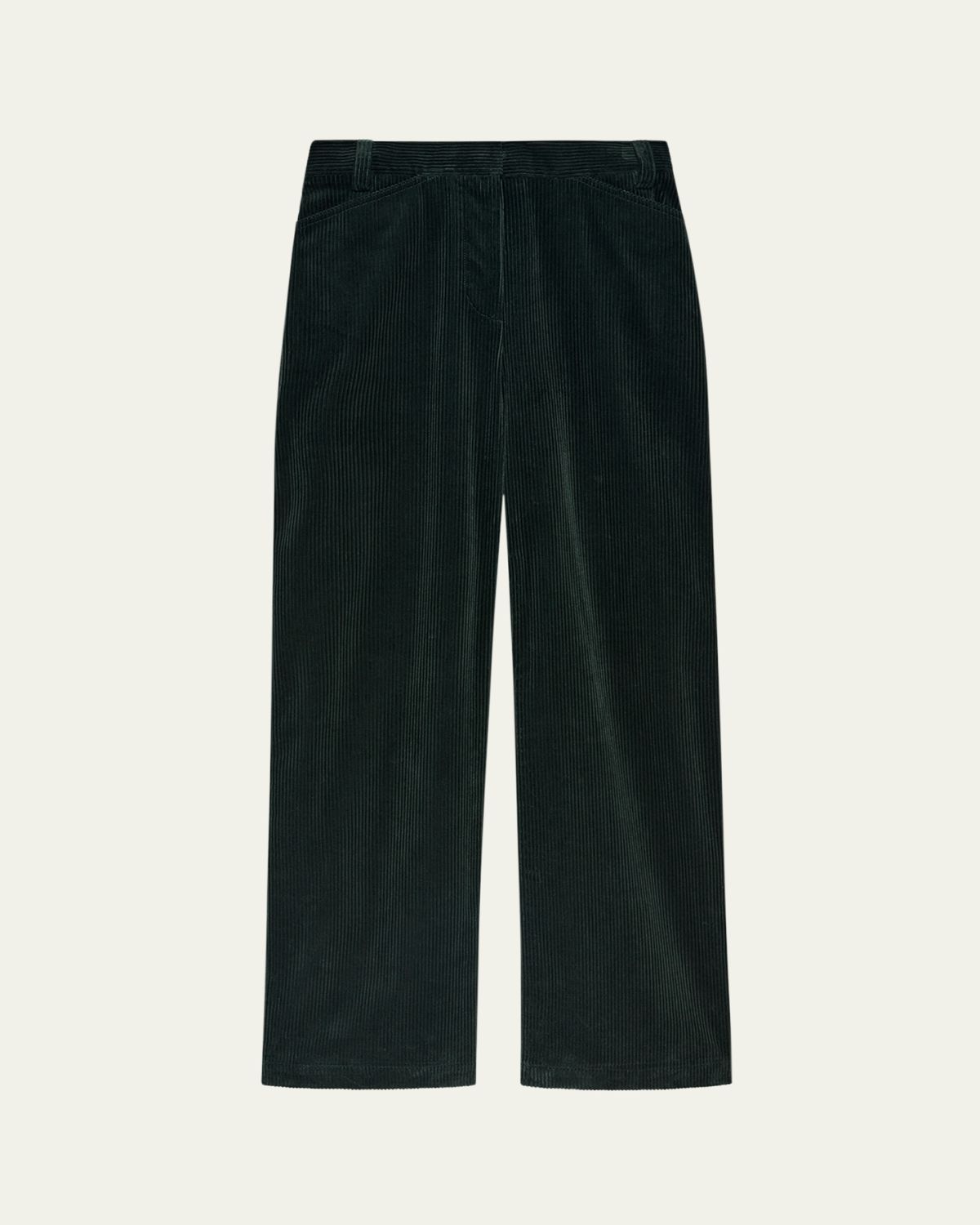 Another Tomorrow Patch Pocket Corduroy Wide Leg Pants