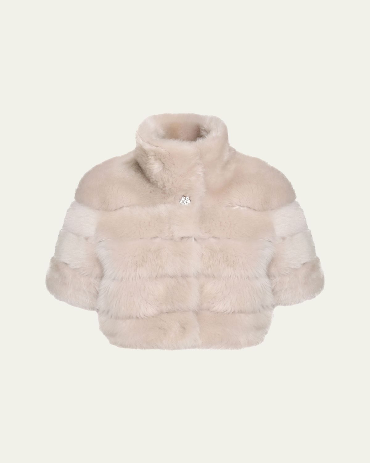 Gorski Reversible Merinillo Shearling Lamb Bolero