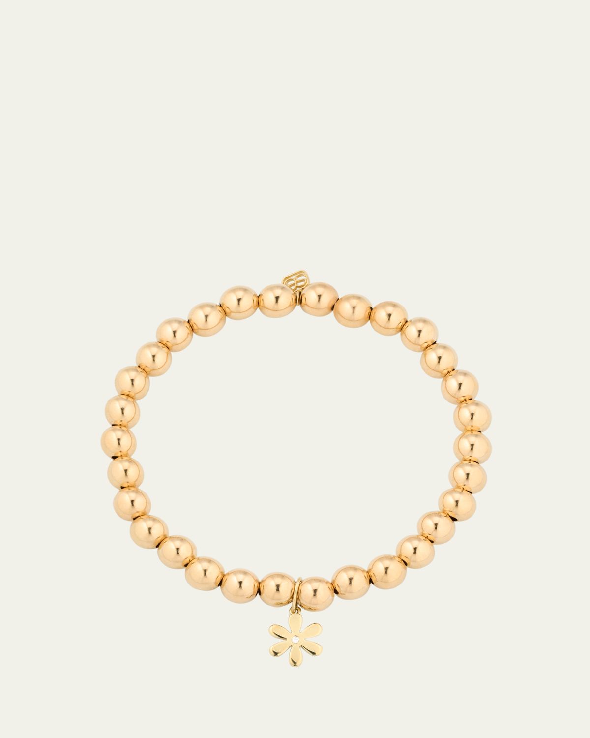 Sydney Evan 14K Yellow Gold Daisy Diamond Charm